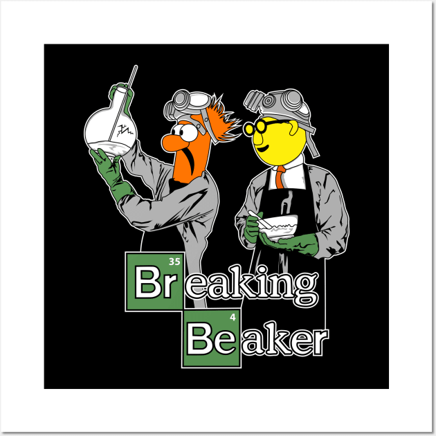 Breaking Beaker Wall Art by zomboy